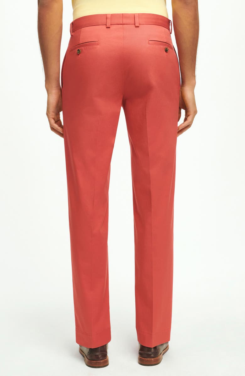 Brooks Brothers Advanced Stretch Flat Front Chinos, Alternate, color,