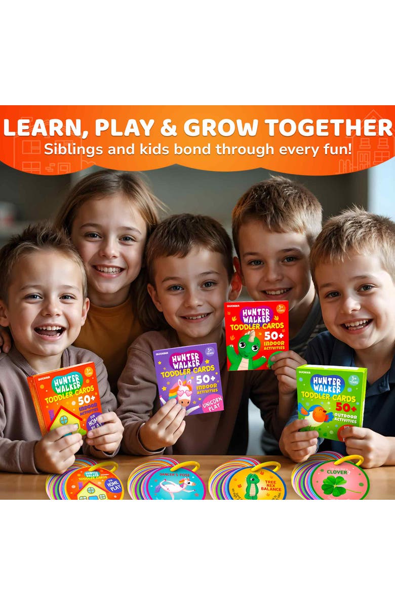 Quokka Scavenger Hunt Activity Cards Set for Toddlers, Alternate, color, Home