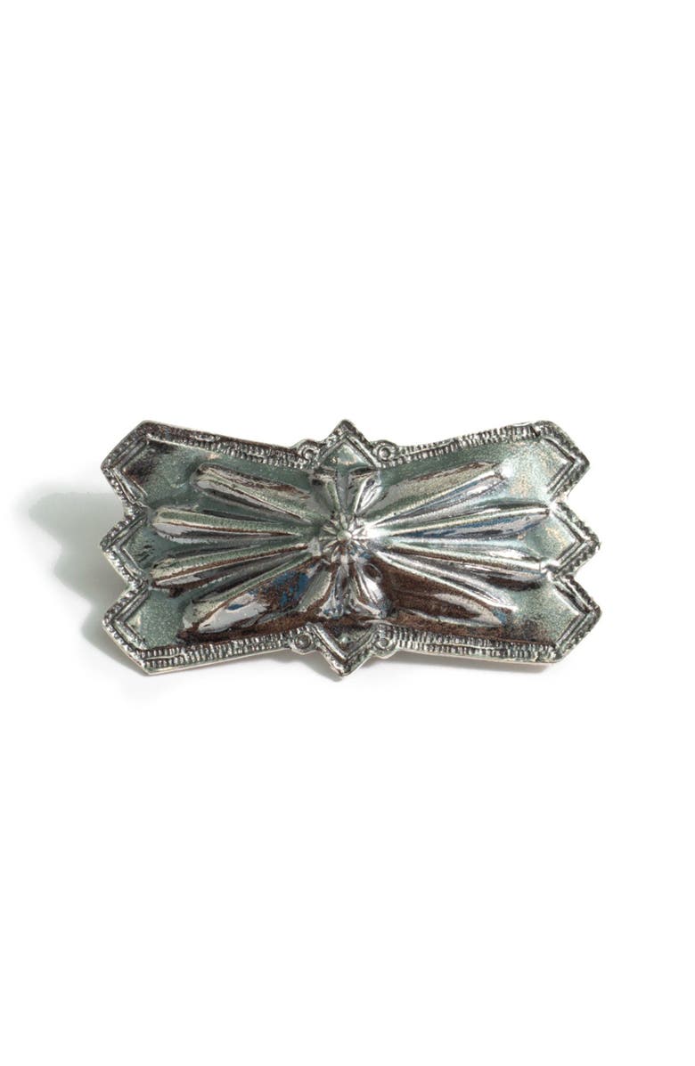 Fortela Bandanapin Silver Brooch, Main, color, Silver