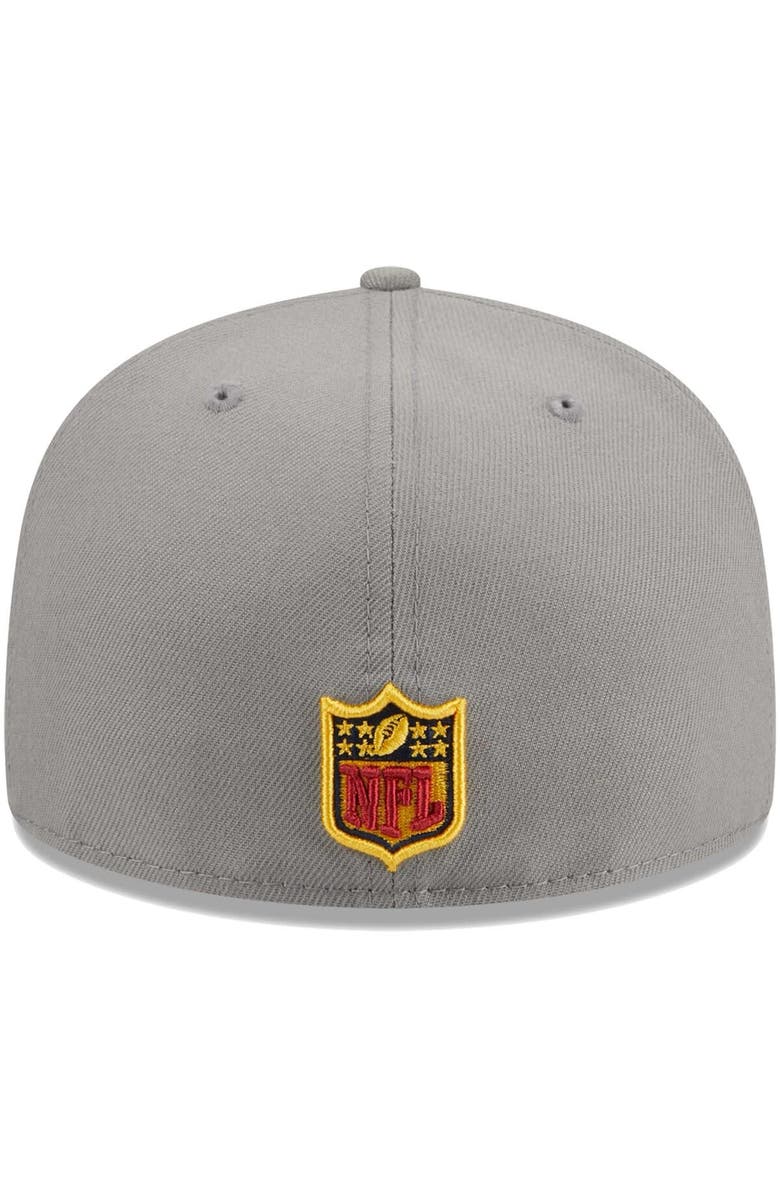 New Era Men's New Era Gray Los Angeles Rams Color Pack 59FIFTY Fitted Hat, Alternate, color, Gray