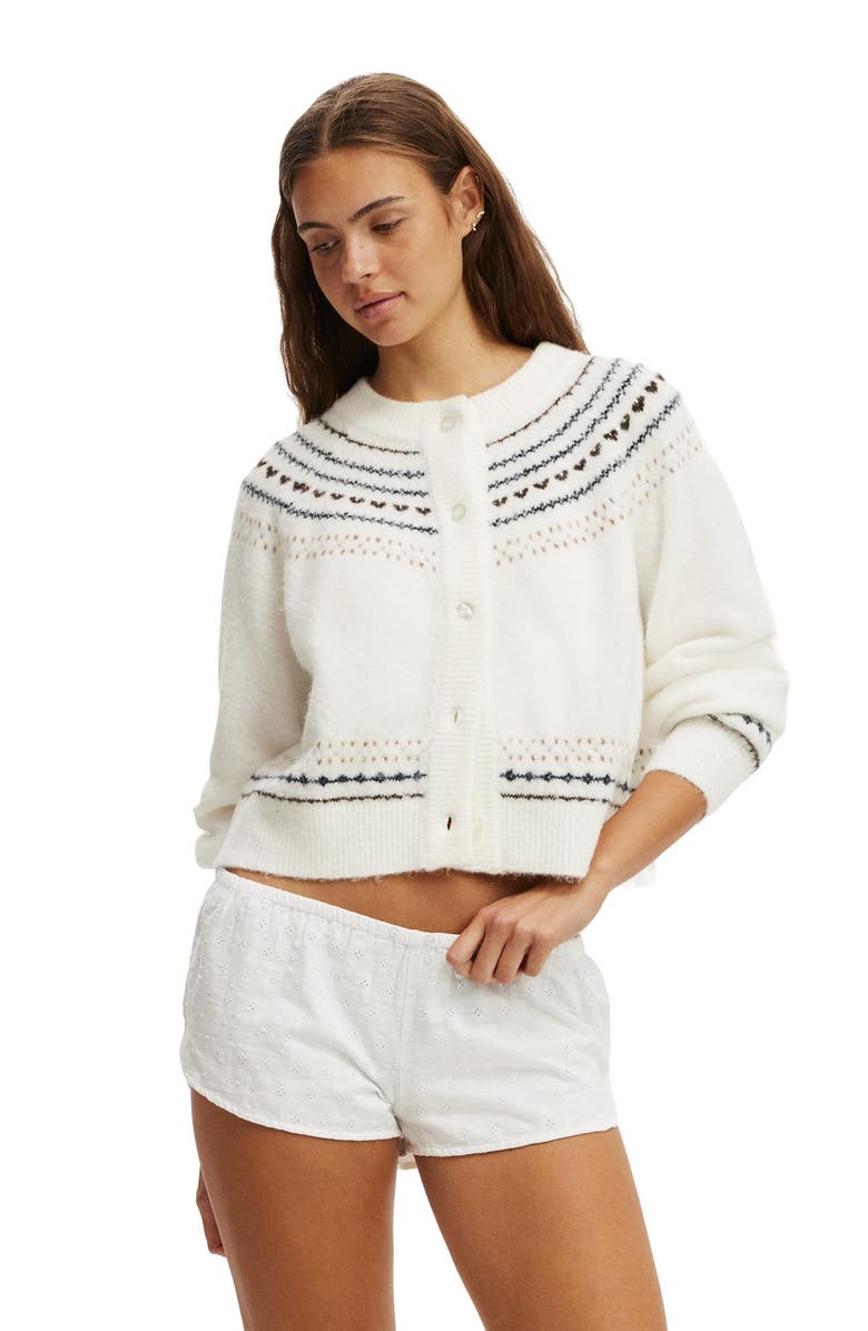 Body Women's Body Bed Short, Alternate, color, Coconut Milk Dobby