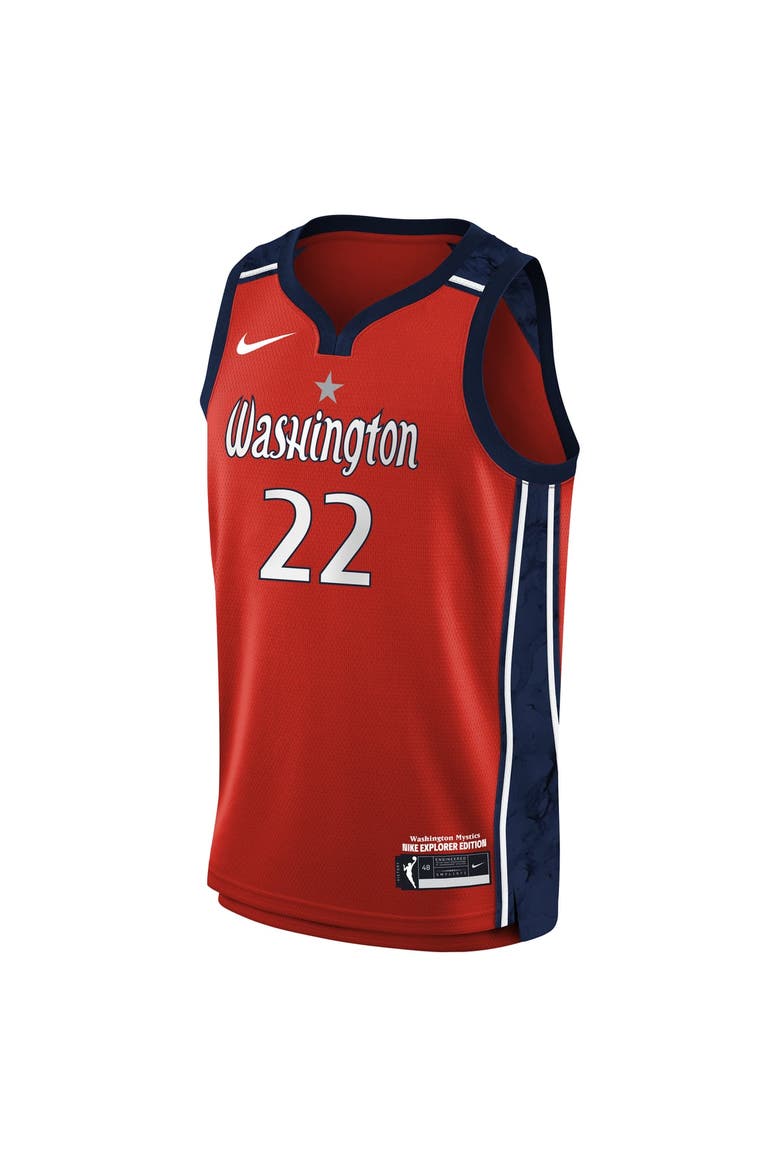 Youth Nike Sonia Citron Red Washington Mystics Explorer Edition Jersey, Alternate, color, Red
