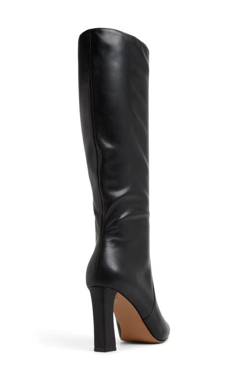 Aldo Nathalee Pointed Toe Knee High Boot In Black