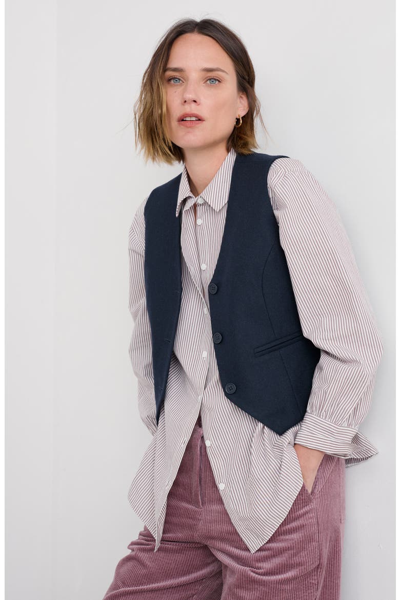 Lowena Recycled Wool Blend Vest, Alternate, color, MARITIME