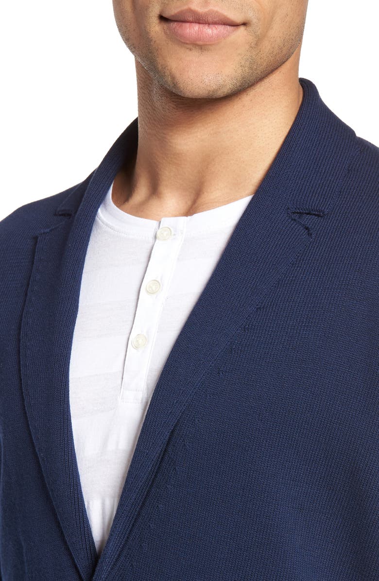 Zachary Prell Alipinia Notch Collar Cardigan, Alternate, color, 