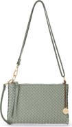 The Sak Vita Hand Woven Leather Crossbody Wristlet