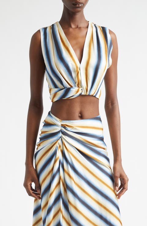 Brooklyn Stripe Crop Top