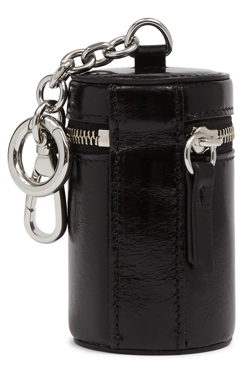 Maison Margiela Leather Waste Bag, Alternate, color, Black