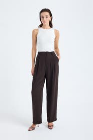 Monlicia Nevara High Waist Wide Leg Trousers