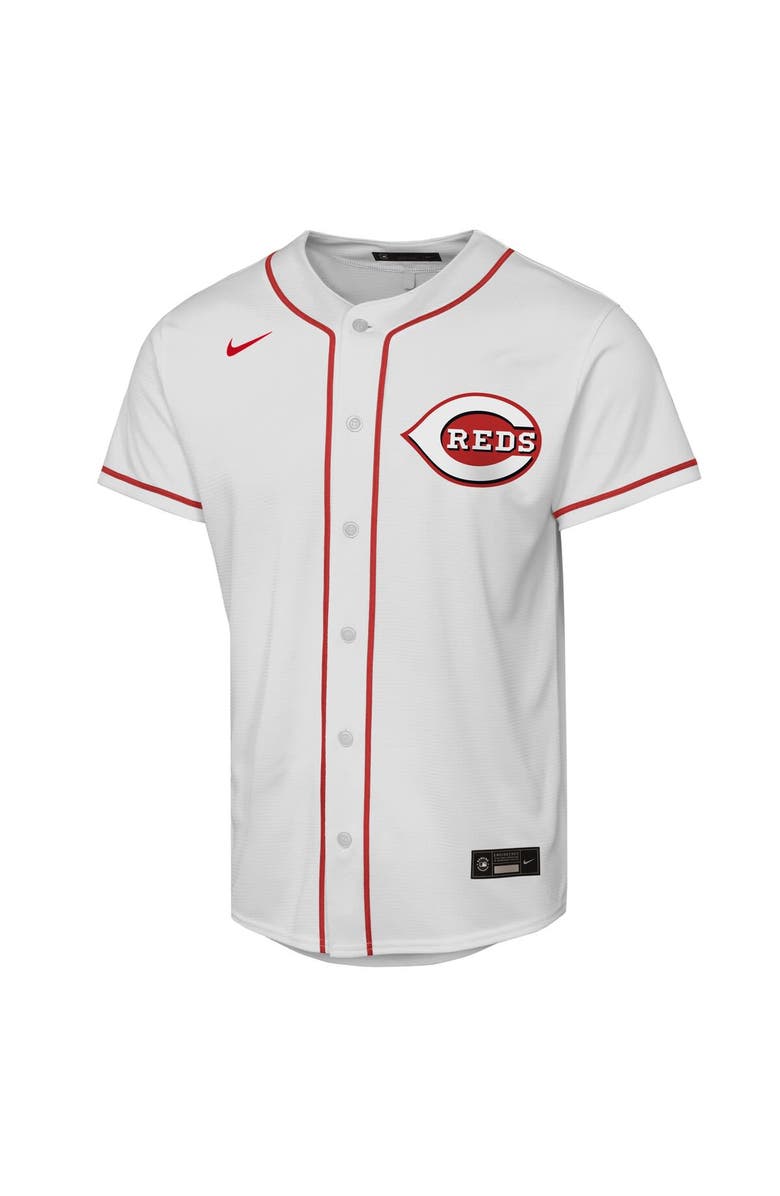 Nike Youth Nike Elly De La Cruz White Cincinnati Reds Home Replica Player Jersey, Alternate, color, White