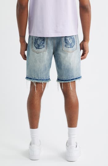 BB Cadet Distressed Cutoff Denim Shorts