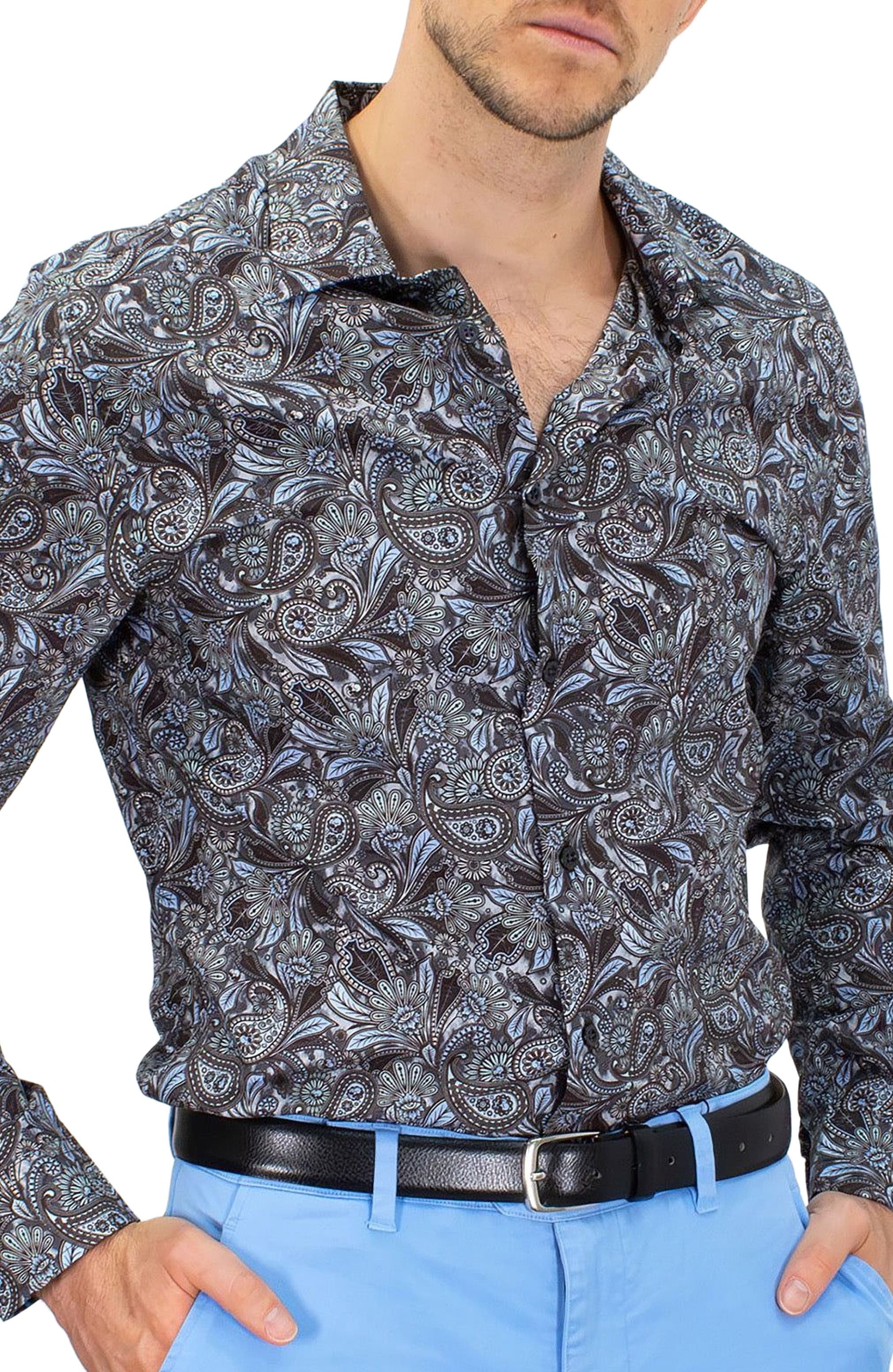 Skull Paisley Grey