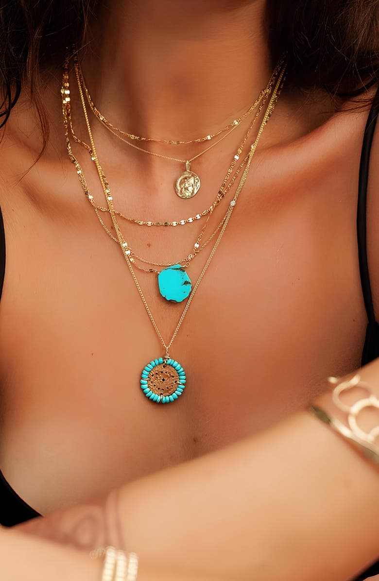 ALBISIA Athena Coin Pendant, Alternate, color,