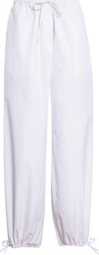 TOTEME Organic Cotton Drawstring Trousers