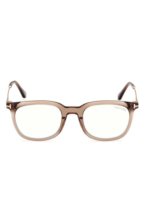 Tom Ford 50mm Square Blue Light Blocking Glasses