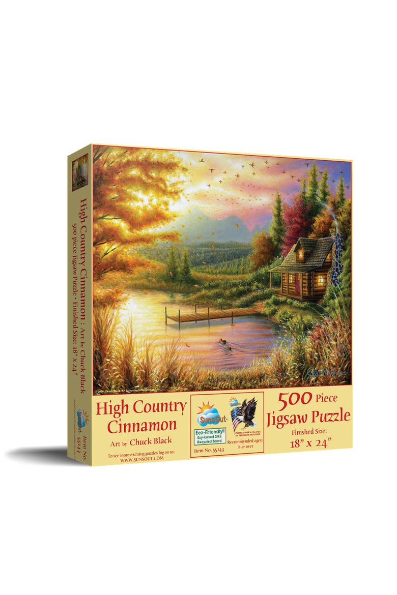 High-Country Cinnamon 500 piece Jigsaw Puzzle for Adults, Main, color, Multicolor