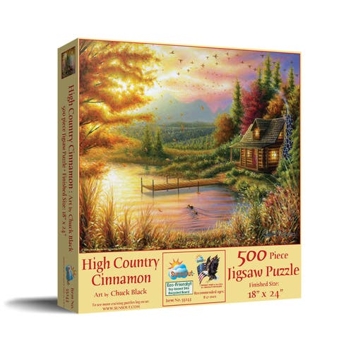 High-Country Cinnamon 500 piece Jigsaw Puzzle for Adults