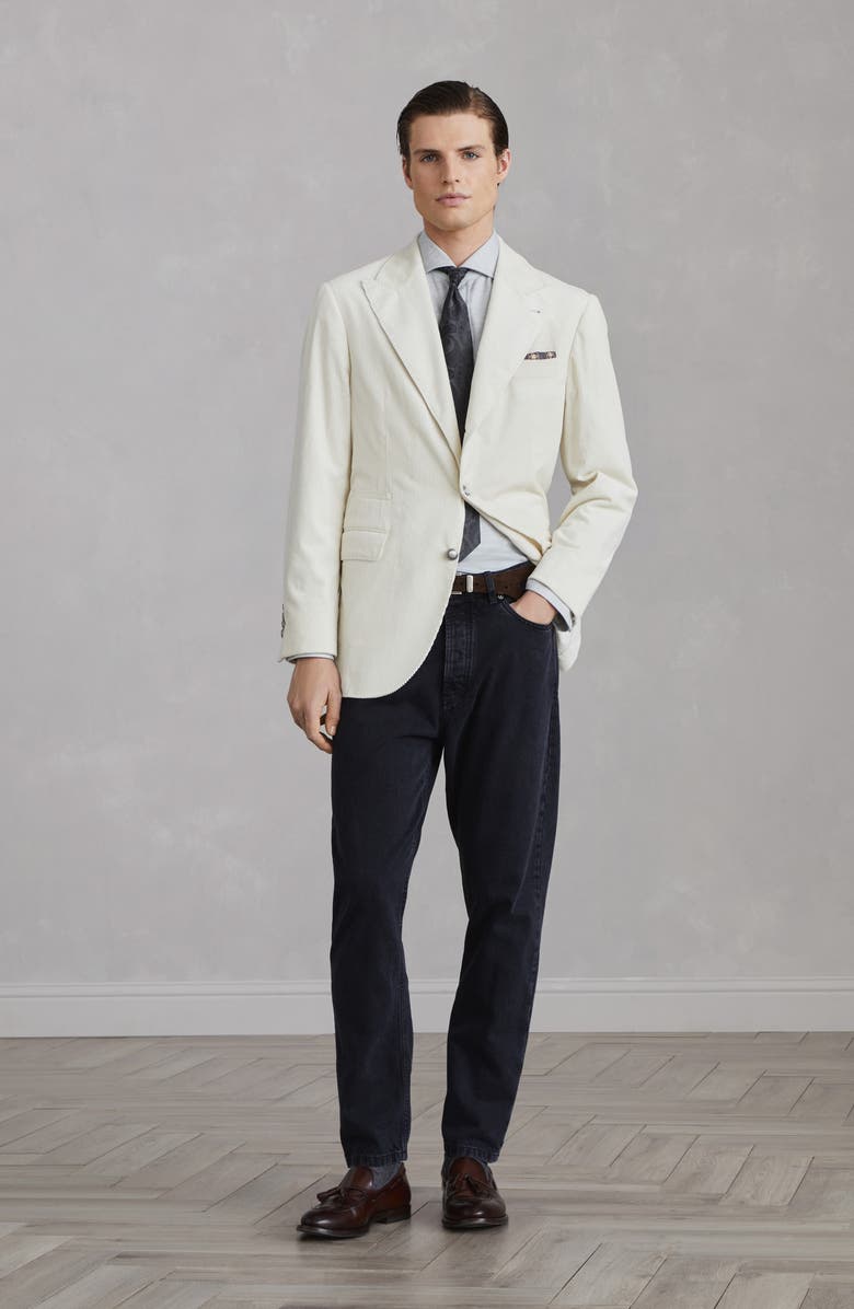 Brunello Cucinelli Flannel chevron shirt, Alternate, color, 