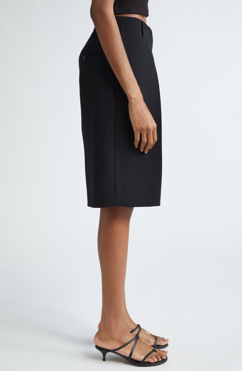 Jacquemus Le Bermuda Ovalo Tailored Shorts, Alternate, color, Black