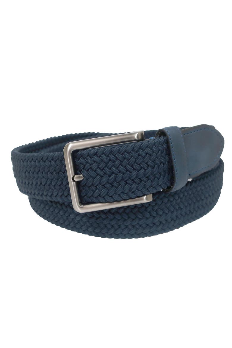 Golf Woven Stretch Belt, Alternate, color, Navy
