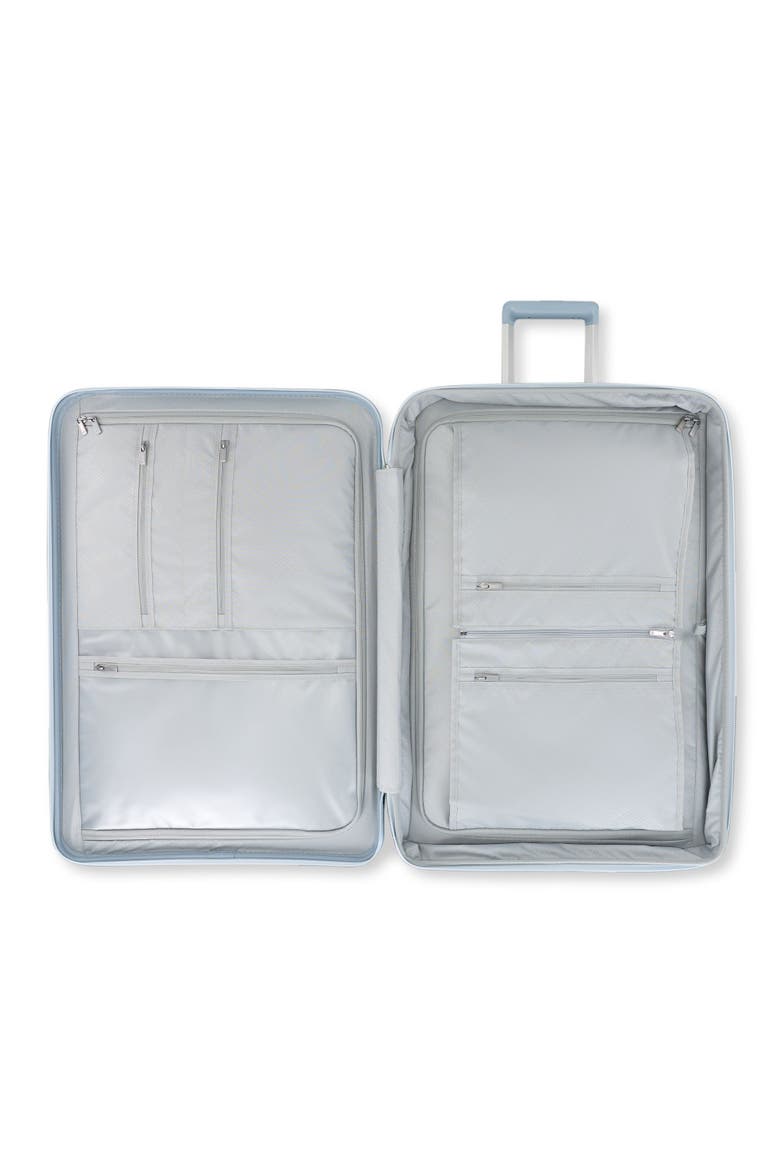 Elevation Plus 28" Large Checked Spinner Luggage, Alternate, color, Soft Blue