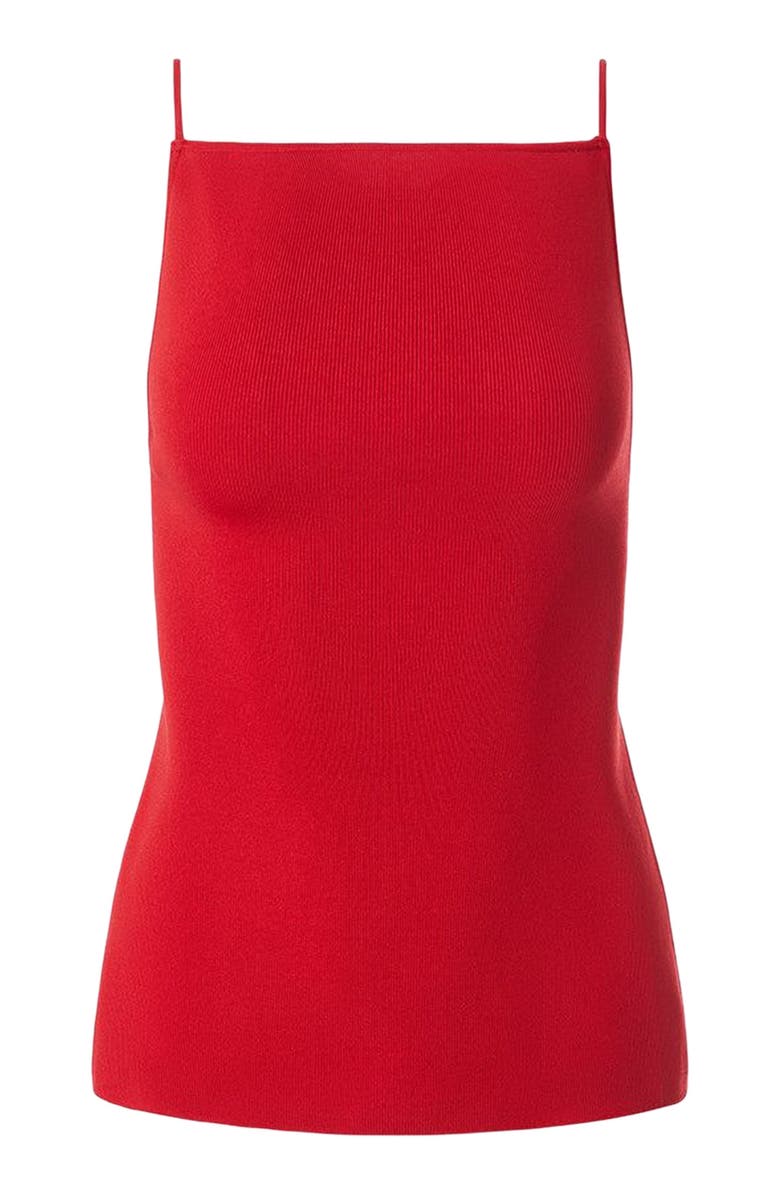 WeWoreWhat High Straight Neck Top, Alternate, color, Red