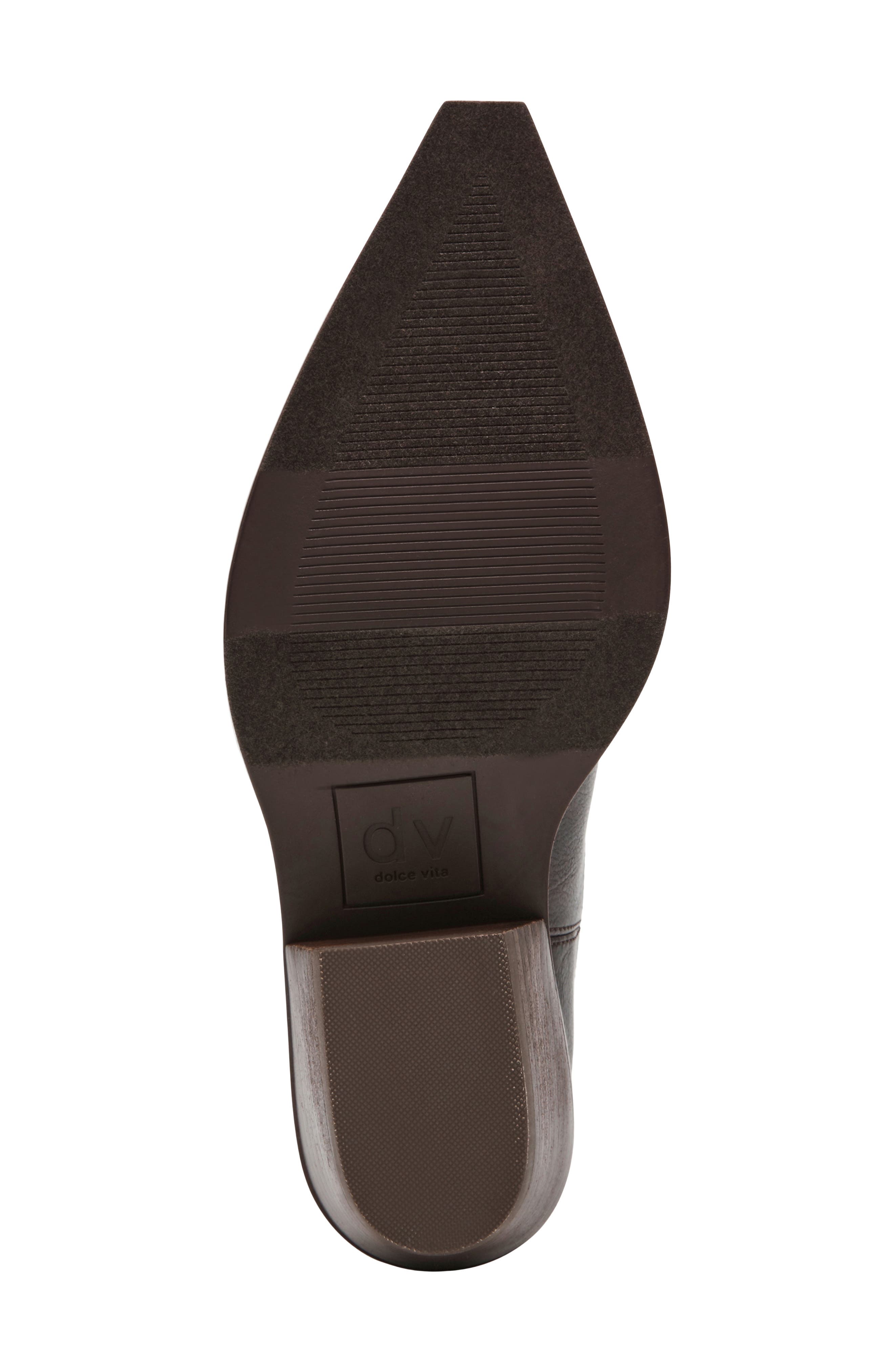 Gibbay Faux Leather Western Boot, Alternate, color, BROWN