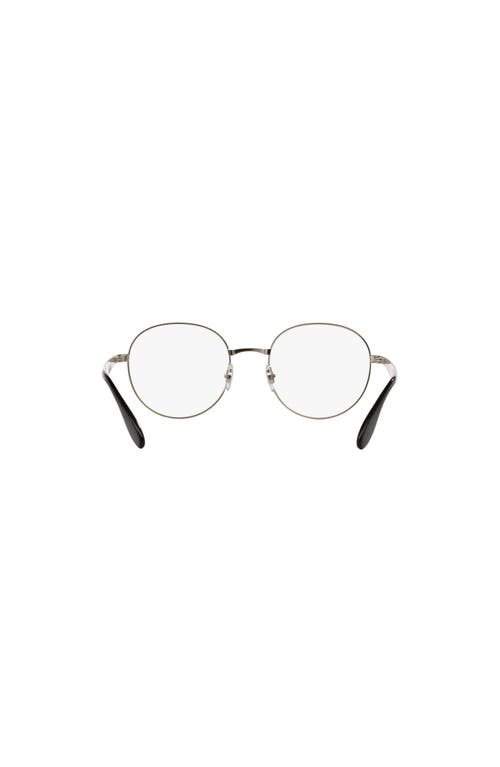 Ray Ban Ray-ban 47mm Phantos Optical Glasses In Silver
