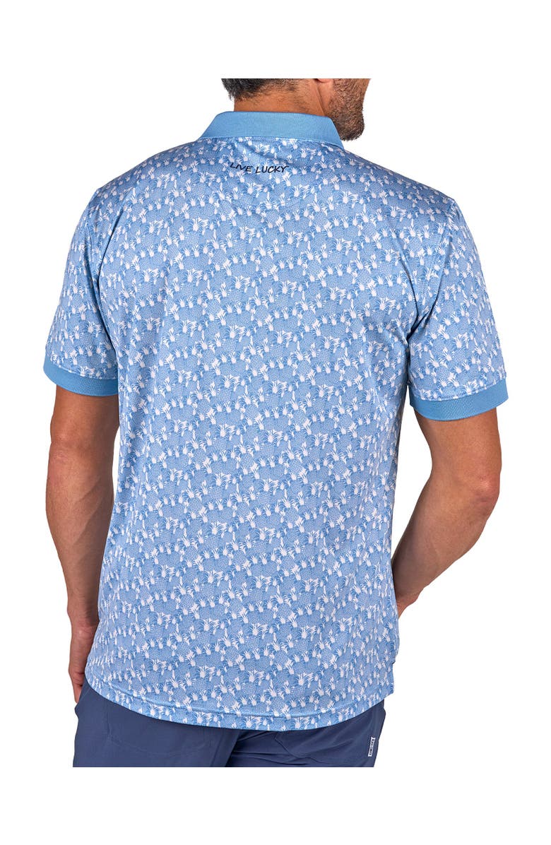 Black Clover Pineapple Crown Polo, Alternate, color, Moody Blue