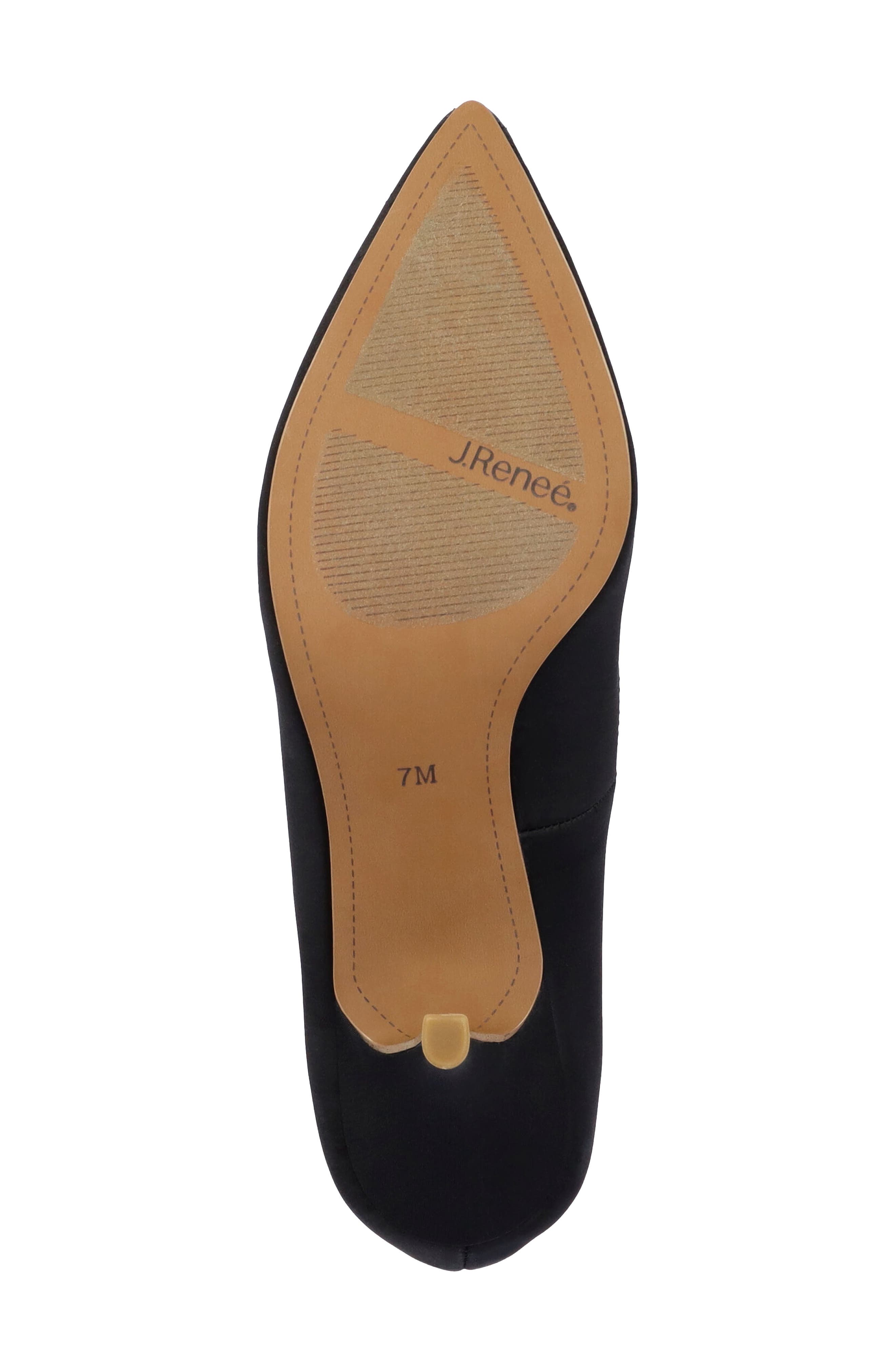 J. Reneé Ezara Pointed Toe Pump, Alternate, color, Black