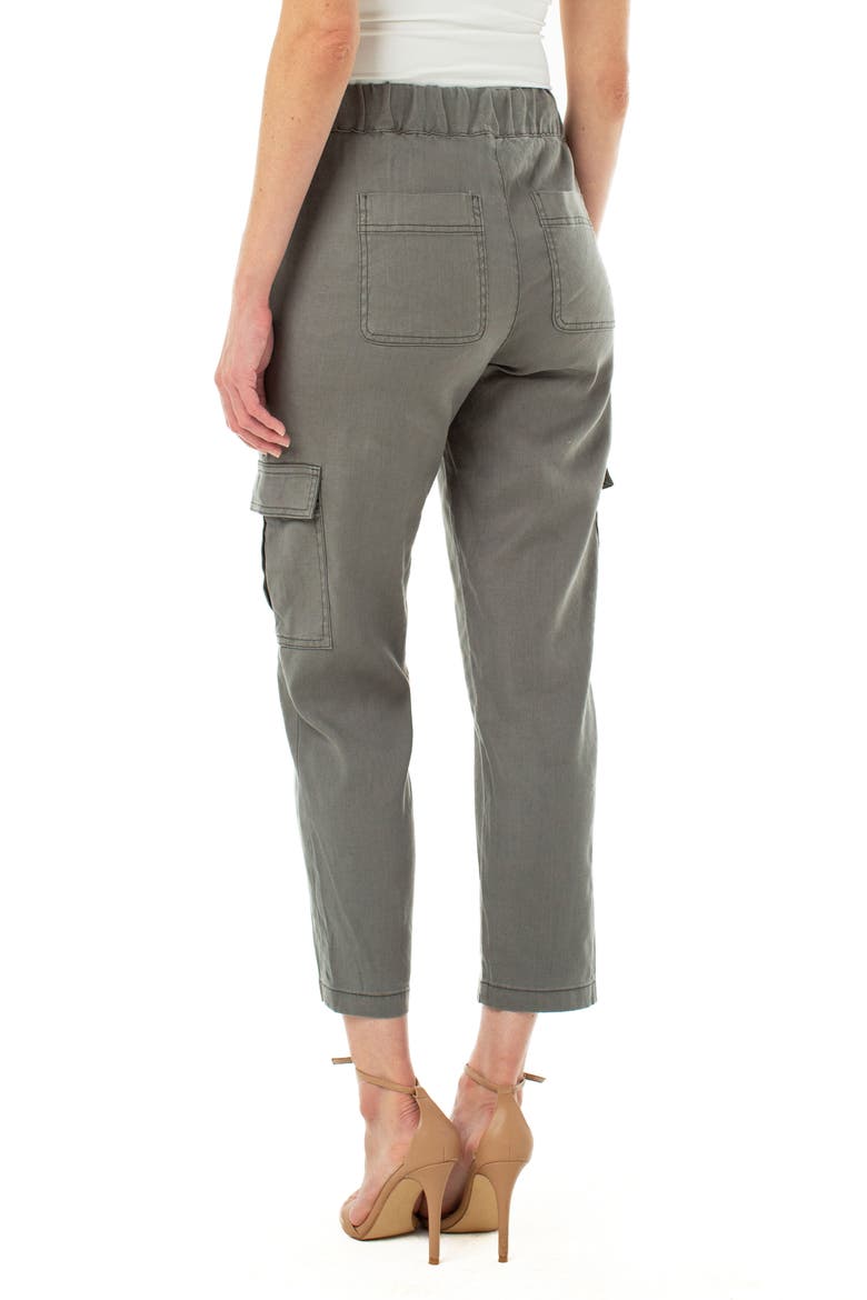 Crop Cargo Pants, Alternate, color, FENNEL GREEN