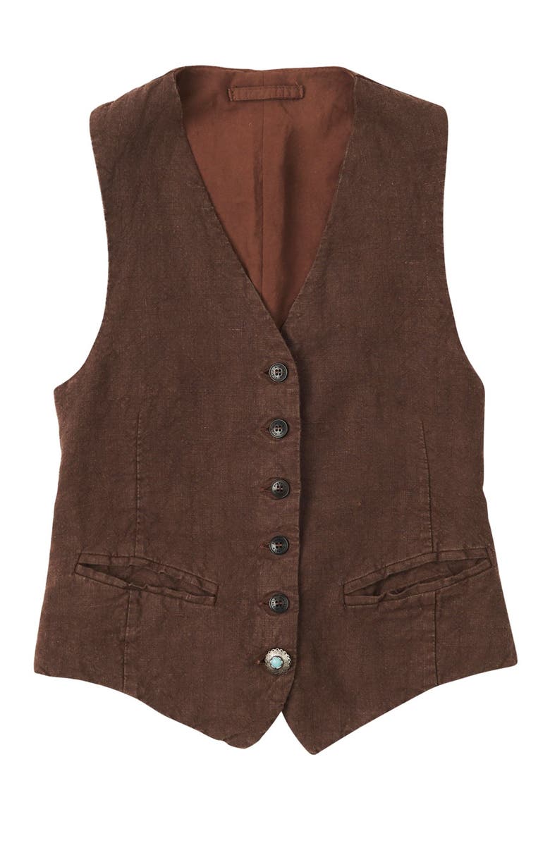 Fortela Debby Vest, Main, color, Brown