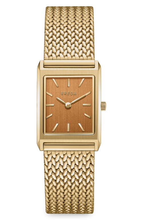 Breda Virgil Tethered Mesh Strap Watch, 20mm