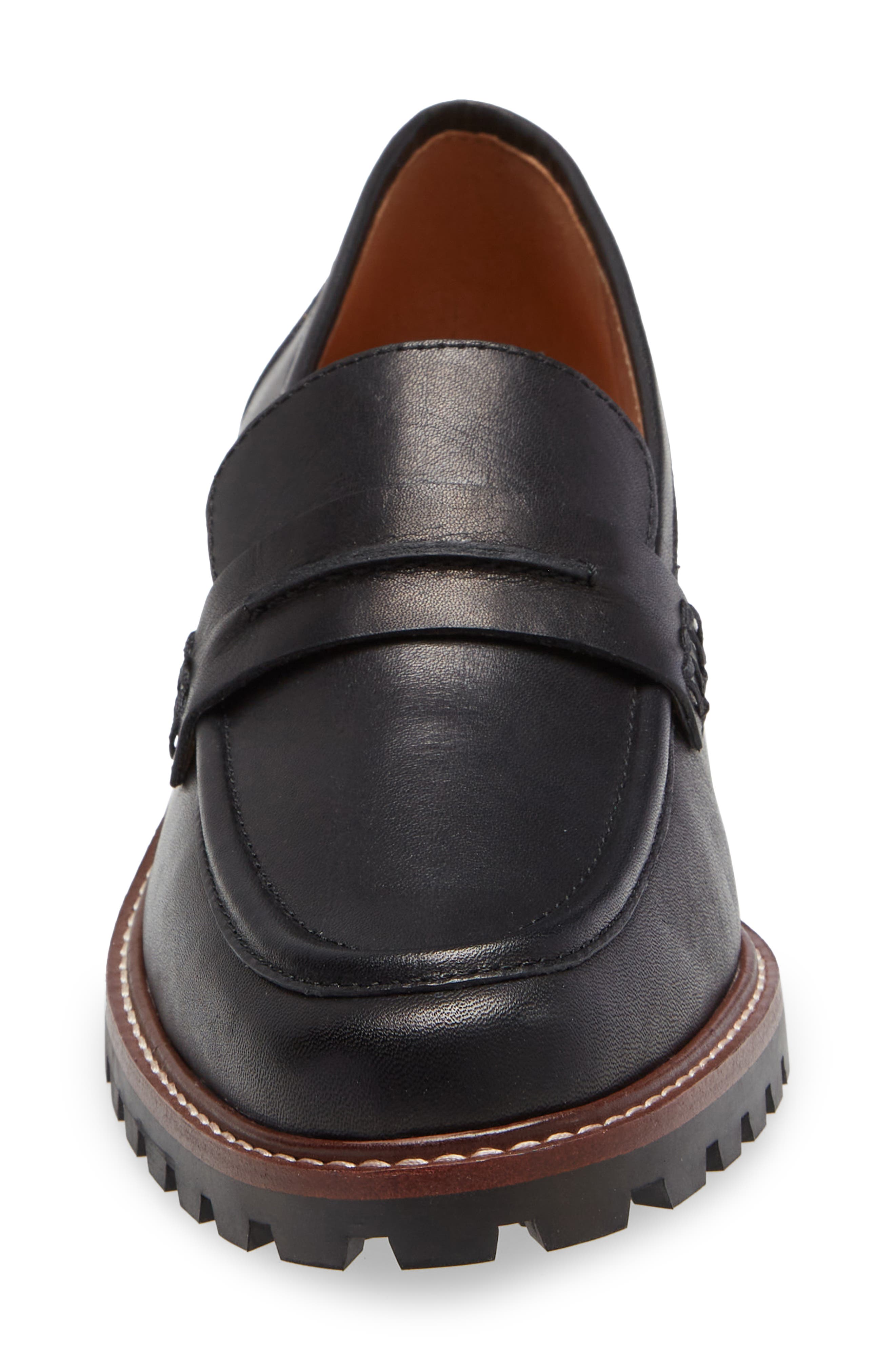 Madewell The Corinne Lug Sole Loafer, Alternate, color, 