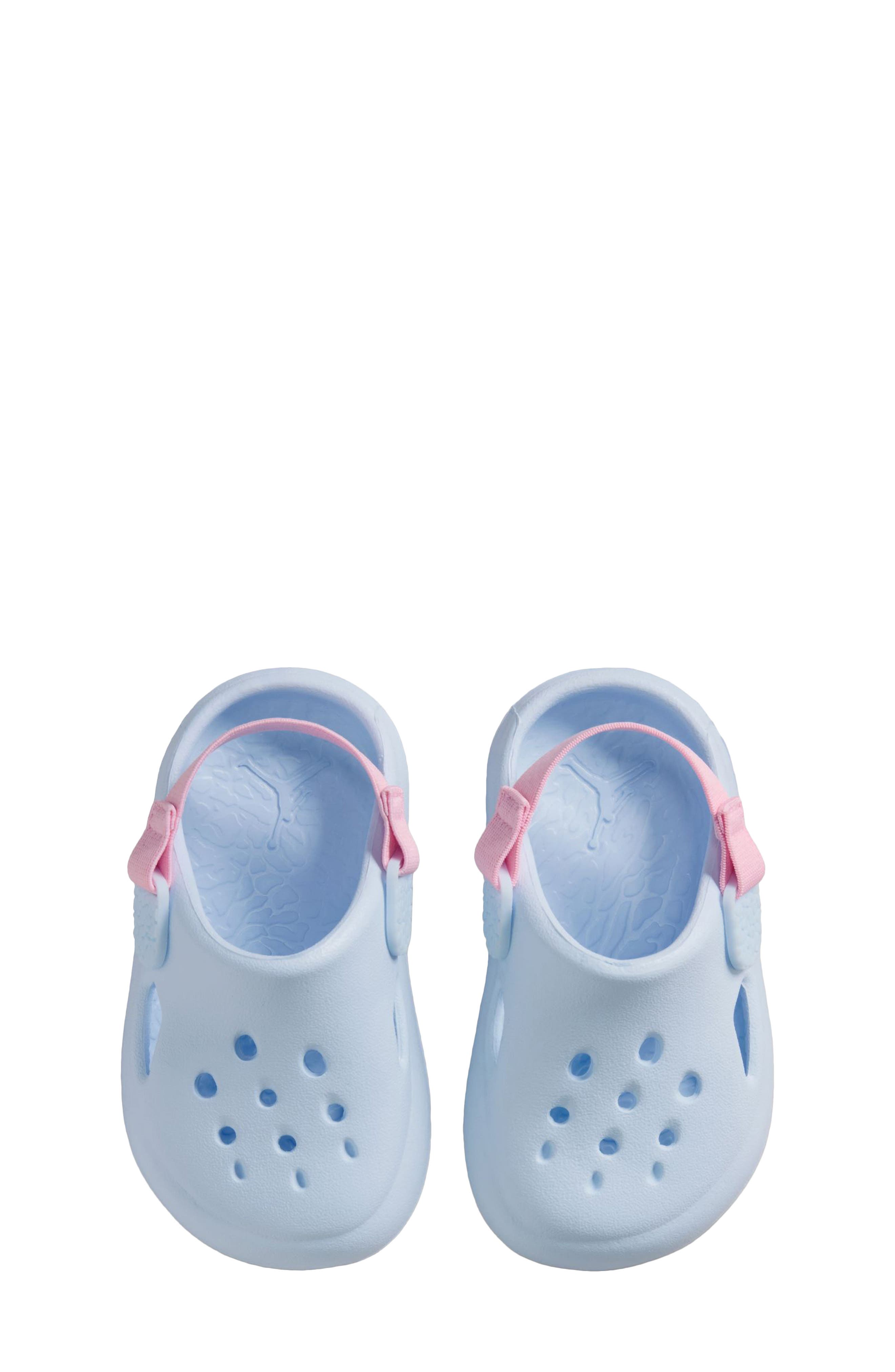 Jordan Kids' Hydrip Foam Clog, Alternate, color, Half Blue/ Green/ Soft Pink