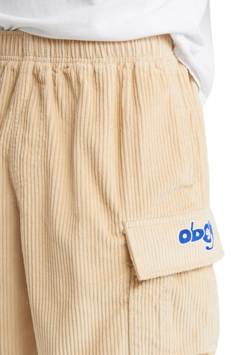 Obey Easy Corduroy Cargo Shorts, Alternate, color, 