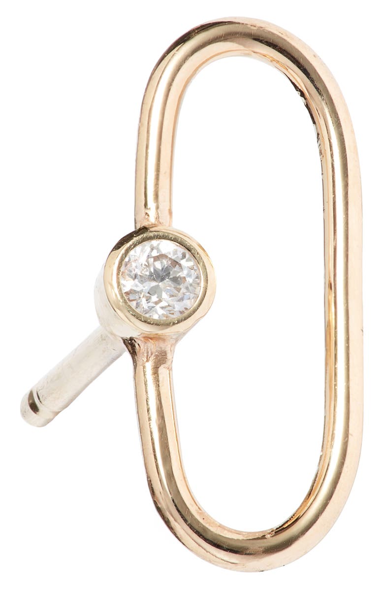 Zoë Chicco Diamond Oval Stud Earrings, Alternate, color, 