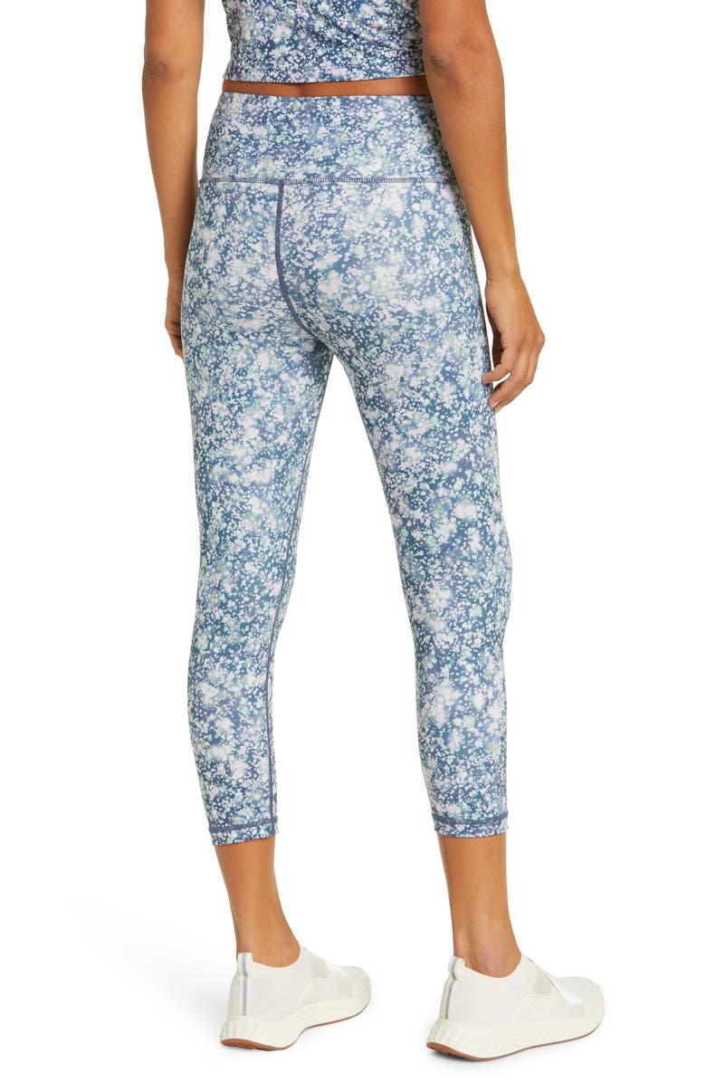 Zella High Waist Studio Lite Crop Leggings, Alternate, color,