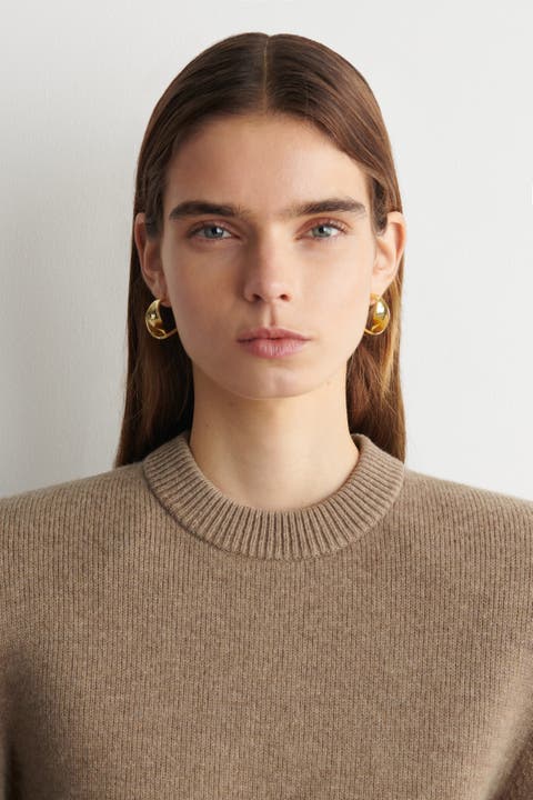 Twisted Ribbon Hoop Earrings
