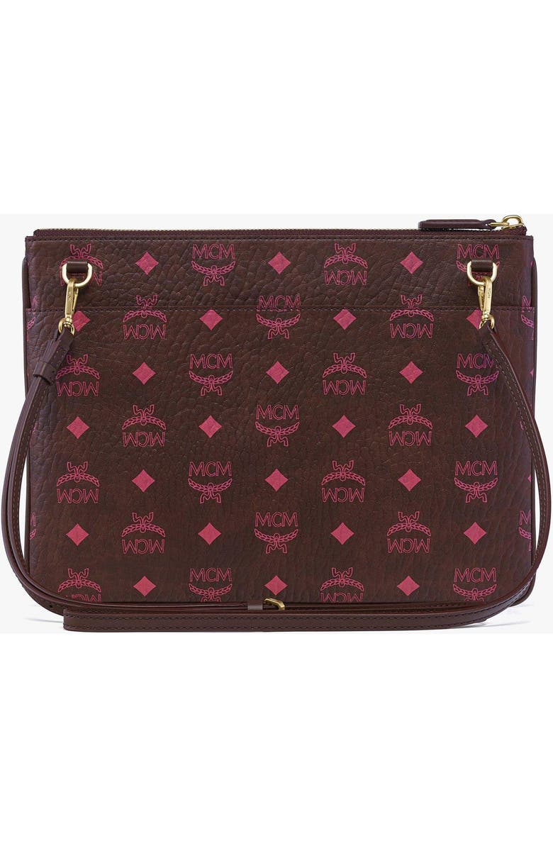 MCM Crossbody Pouch in Visetos Original, Alternate, color, Cinnamon
