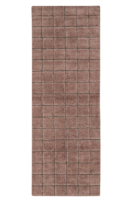 Lorena Canals Woolable Mosaic Washable Wool Rug In Brown