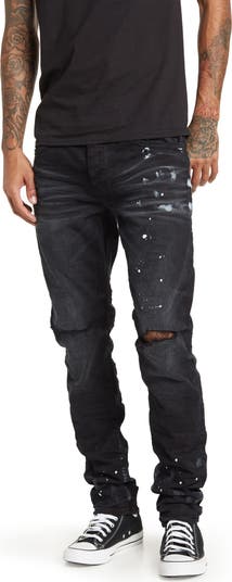 PURPLE BRAND Paint Splatter Ripped Knee Skinny Jeans | Nordstrom PURPLE BRAND Paint Splatter Ripped Knee Skinny Jeans | Nordstrom