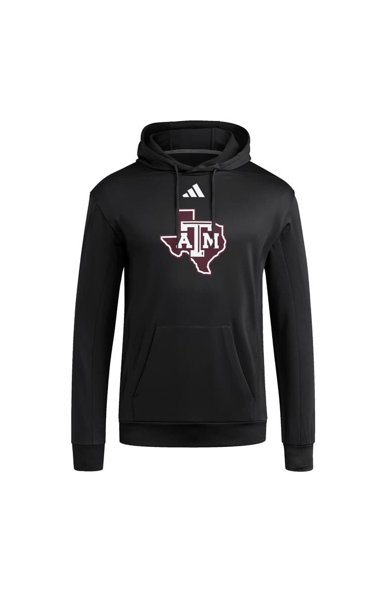 adidas Men's adidas  Black Texas A&M Aggies Locker Logo Fleece Pullover Hoodie, Alternate, color, 