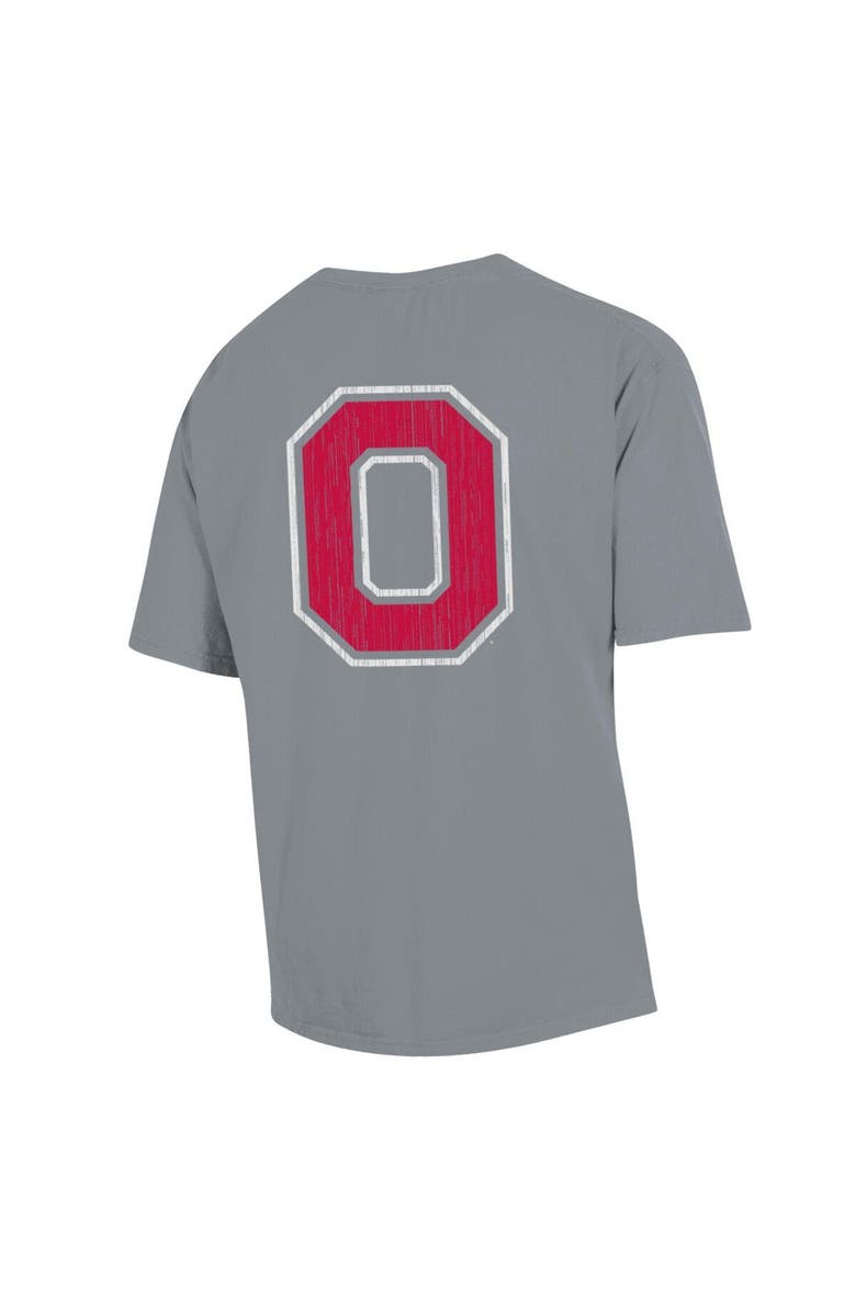 Comfort Wash Men's Comfort Wash Graphite Ohio State Buckeyes Vintage Logo T-Shirt, Alternate, color, 
