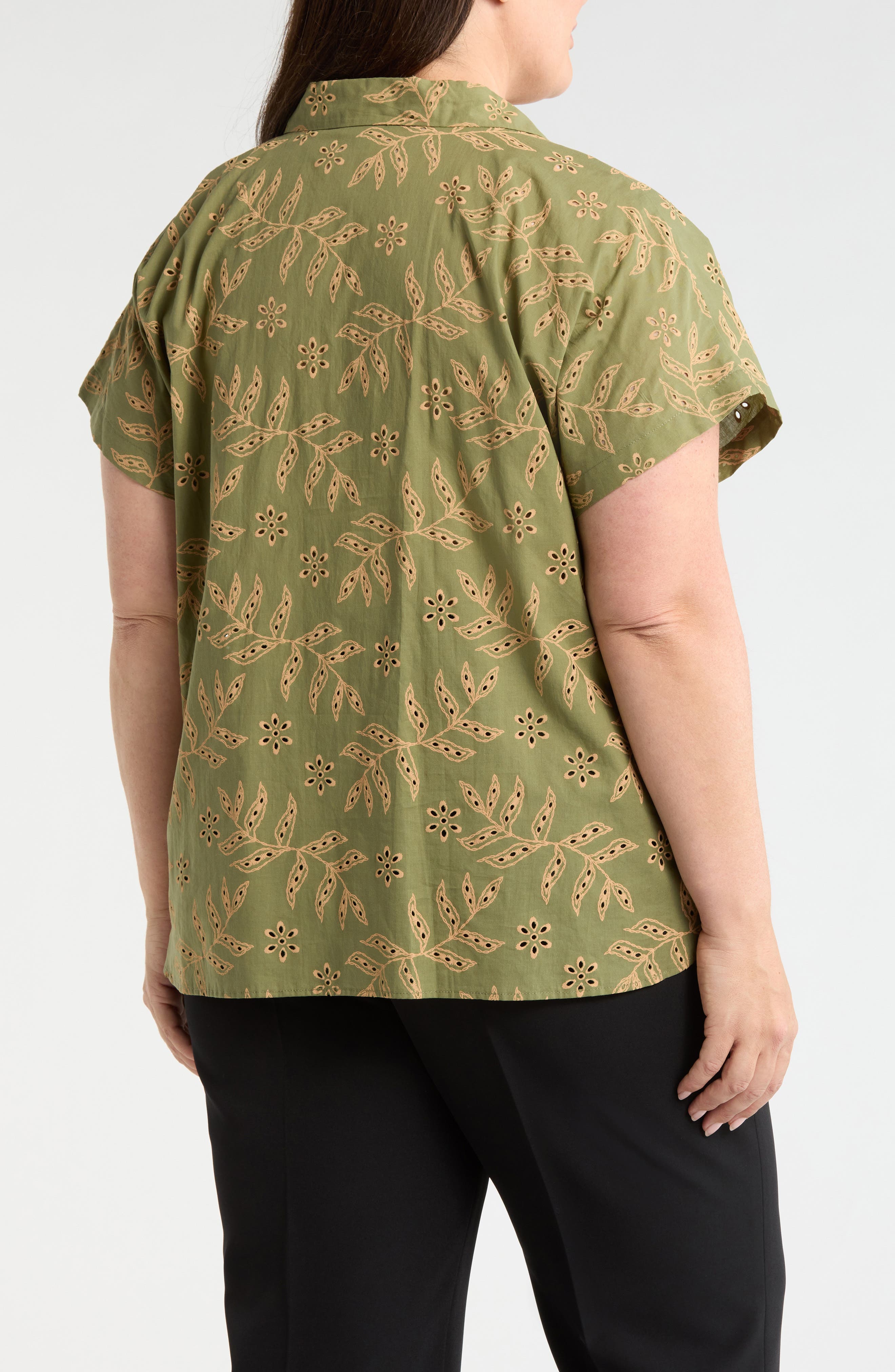 Eyelet Camp Shirt - image 2