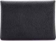 Pre-Owned Hermes Calvi Duo Card Holder Chevre Mysore