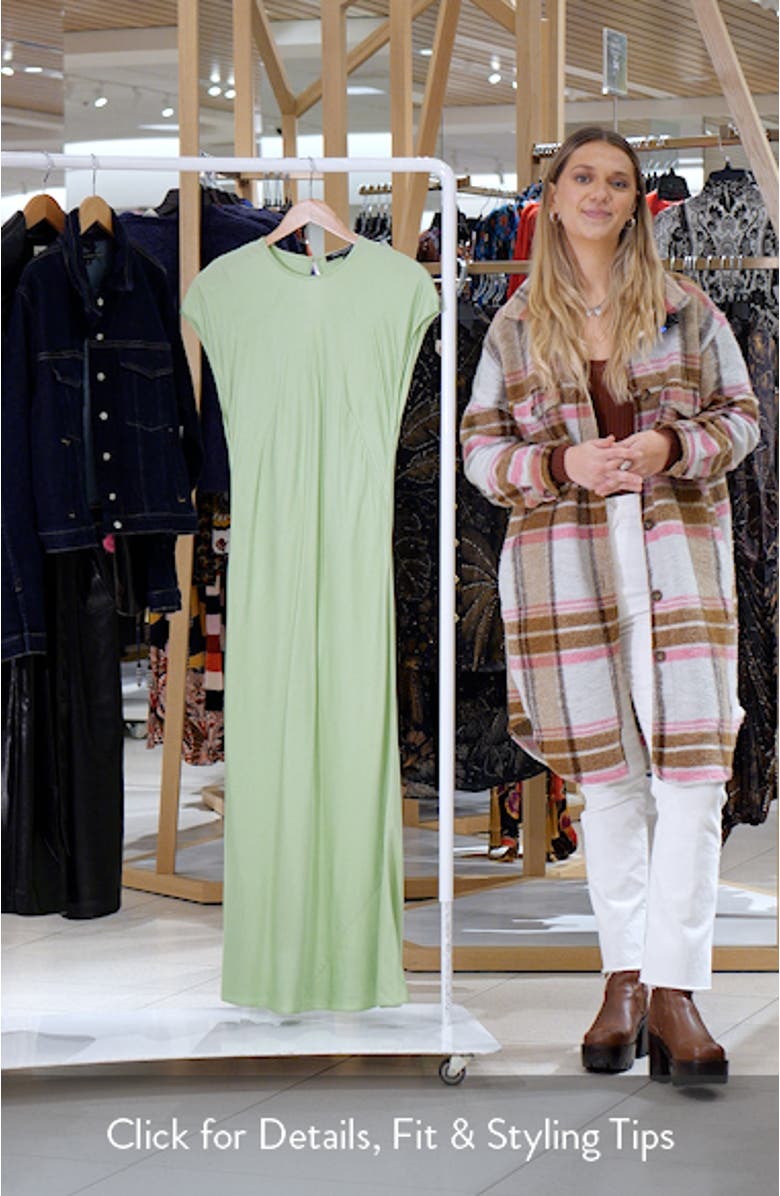 Ennis Satin Column Midi Dress, sales video thumbnail