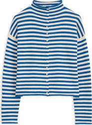 Alex Mill Taylor Stripe Cotton & Cashmere Cardigan