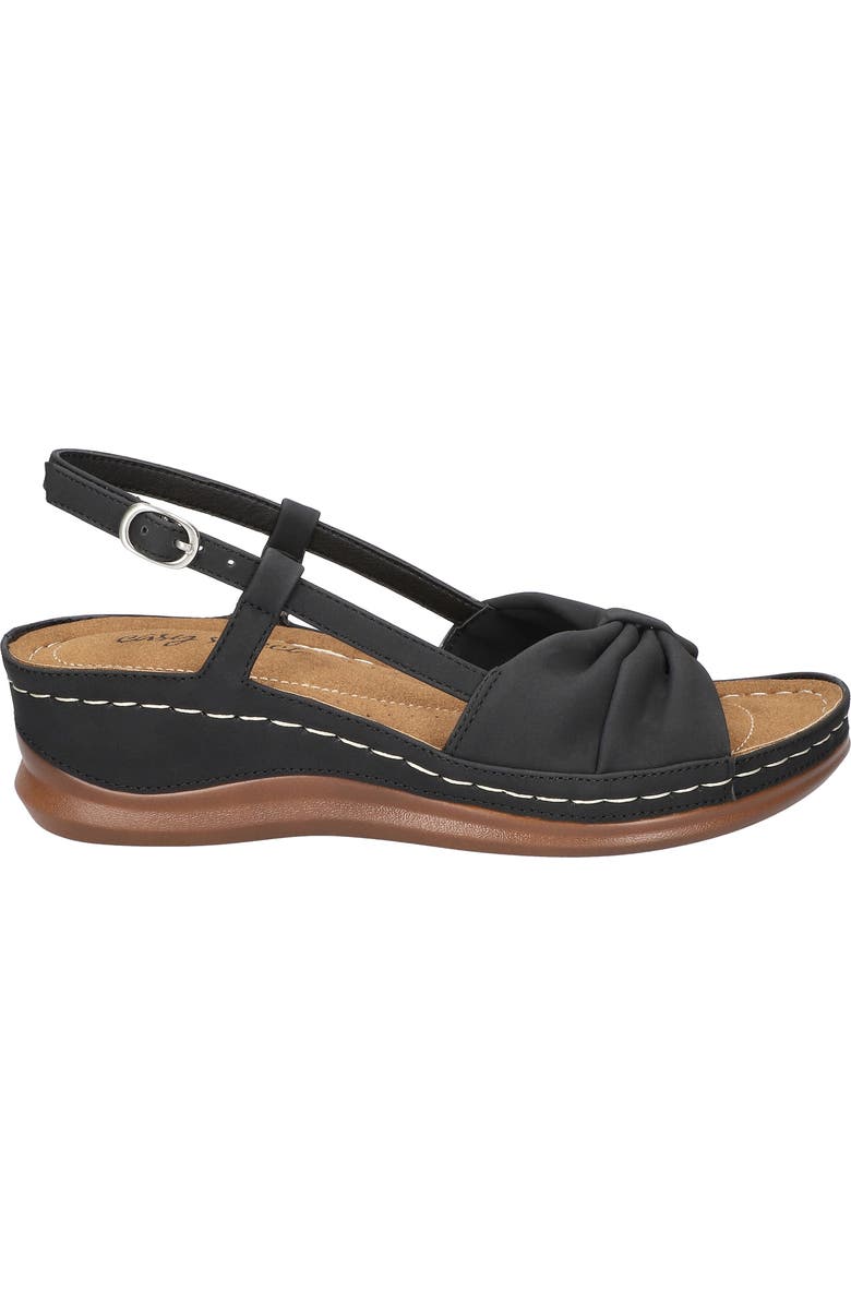 EASY STREET Jupiter Slingback Platform Wedge Sandal, Alternate, color, Black