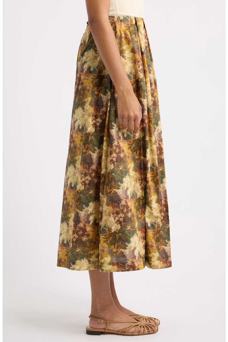 Ridley Autumn Arboretum Liberty of London Print Skirt, Alternate, color, AUTUMN ARBORETUM LIBERTY PRINT